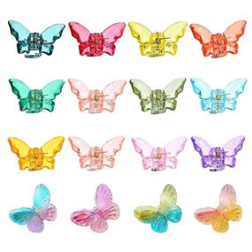 img 4 attached to TOROKOM Butterfly Clips Women Barrettes