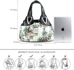 img 3 attached to 👜 Panzexin Fashion Ladies Handbag, Women's Handbags & Wallets, Top-Handle Bags
