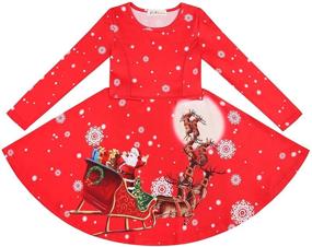 img 2 attached to LaBeca Printed Twirly Longsleeve Christmas