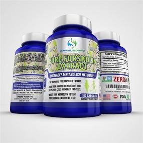 img 4 attached to 💪 Supreme Potential ® Pure Forskolin - Повысьте эффективность похудения с 180 капсулами