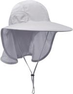 🌞 stay protected in style: lenikis unisex outdoor activities uv sun hats with neck flap логотип