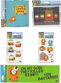 img 4 attached to South Park Stickers Decal Lot - Kenny Stan Kyle Cartman Comedy Central Characters (Set of 5 Pcs)