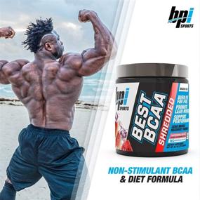 img 1 attached to BPI Sports Best BCAA Shredded: Кофеин-Бесплатная Термогенная Восстановительная Формула - Строительство Сухого Мышц - Похудение - Гидратация