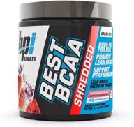 bpi sports best bcaa shredded: кофеин-бесплатная термогенная восстановительная формула - строительство сухого мышц - похудение - гидратация логотип