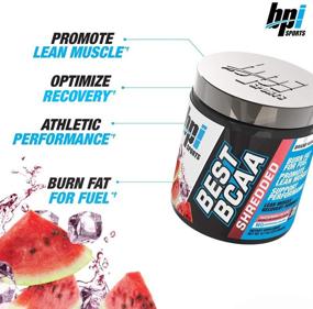 img 2 attached to BPI Sports Best BCAA Shredded: Кофеин-Бесплатная Термогенная Восстановительная Формула - Строительство Сухого Мышц - Похудение - Гидратация