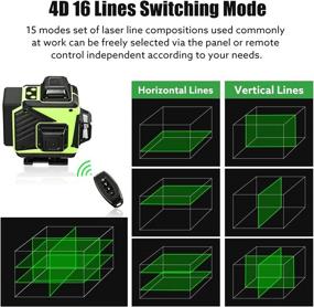 img 3 attached to Seesii Self Leveling Four Plane Horizontal Line Remote