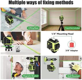 img 2 attached to Seesii Self Leveling Four Plane Horizontal Line Remote