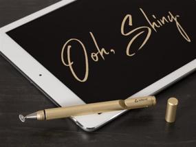 img 1 attached to 🖊️ Gold Adonit Jot Pro Fine Point Stylus - Compatible with Apple, Android, Kindle, Samsung, and Windows Tablets