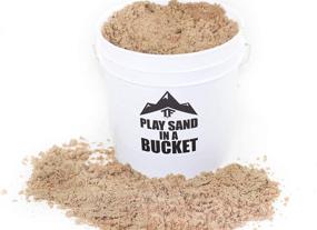 img 4 attached to 🏖️ TERRAFIRMA 1 Gallon Play Sand in a Bucket - 9 lbs - Natural Decorative Real Sand for Interior Decorations, Vase Filler, and Sand Crafts