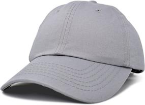 img 4 attached to DALIX Baseball Cap Dad Hat 100% Cotton Adjustable Blank Unstructured Soft - Men Women