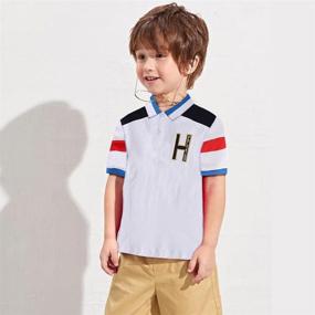 img 2 attached to Sleeve Shirts Toddler School Uniform Boys' Clothing in Tops, Tees & Shirts