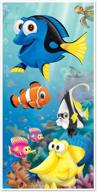 🌊 beistle ocean themed door cover, 30 inches x 5 feet, multicolor logo