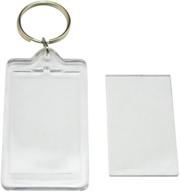 picture framework keychain buckle rectangle logo