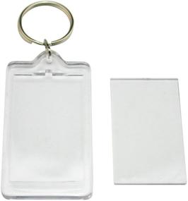 img 1 attached to Picture Framework Keychain Buckle Rectangle