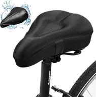 🚲 suleto gel bike seat cover: upgraded thicken cushion for women and men - super soft, comfortable, and waterproof - ideal for exercise, spin, cruiser, and mountain bikes logo