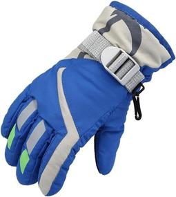 img 2 attached to 🧤 Warm and Adjustable Momoon Winter Gloves: Essential Cold Weather Accessories for Toddler Boys