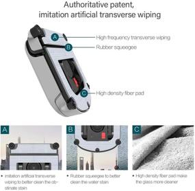 img 1 attached to COAYU CW902 Window Cleaning Robot: Effortless Cleaning for Horizontal Windows, Sliding Glass Doors, Marble Bathroom Floors & Walls, and Kitchen Floors with Remote Control