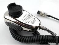 enhance communication with the ranger sra-198 chrome edition cb ham radio mic - 4 pin wired with noise canceling technology logo