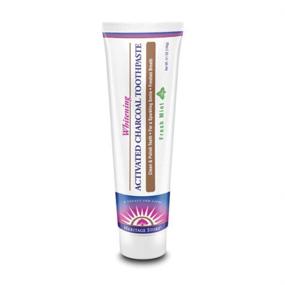 img 1 attached to 🌱 HERITAGE STORE Vegan Activated Charcoal Toothpaste Gel, Mint Flavor (5.1oz Tube)