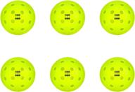 glow-in-the-dark pickleballs, pack of 6, shadow-ball outdoor pickleball balls - usapa standard логотип