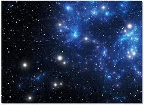 img 3 attached to 🌌 High-Quality Constellation Large Area Rugs, Perfect for Kids' Nursery and Bedroom Décor, Nebula and Starry Outer Space Design - 3' x 5', Galaxy Themed Astronomy Carpet