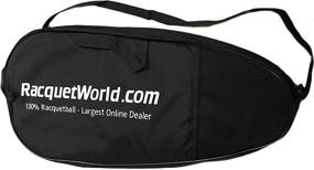 img 1 attached to 🎾 Ultimate Protection: Deluxe Full Size Racquetball Racquet Cover with Convenient Pocket