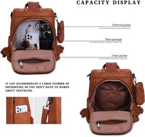 img 3 attached to 🎒 Fashionable Anti-Theft Backpack Daypacks: Shoulder Women's Handbags & Wallets for Stylish Fashionistas