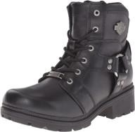 step into style with harley-davidson footwear women's jocelyn boot! logo