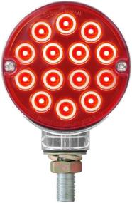 img 3 attached to 🚦 GG Grand General 75190 3" Pearl Double Faced 14 LED Light in Amber/Red