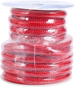 img 3 attached to Amarine Made Double Braided Nylon Dock Lines 9500 Lbs Breaking Strength (L:50 Ft Sports & Fitness