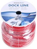 amarine made double braided nylon dock lines 9500 lbs breaking strength (l:50 ft sports & fitness логотип