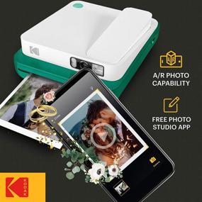 img 3 attached to KODAK Smile Classic Digital Instant Camera: 3.5 x 4.25 Zink Photo Paper, Bluetooth, 16MP Pictures (Green) - Ultimate Photography Companion