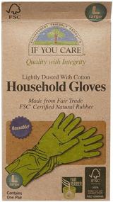 img 2 attached to 🧤 Household Latex Gloves - FSC Certified - Large Size, 1 Count