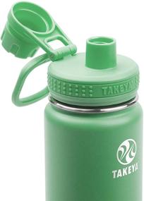 img 3 attached to 💦 Takeya Actives Insulated Water Bottle with Spout Lid in Mint - 22oz