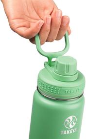 img 2 attached to 💦 Takeya Actives Insulated Water Bottle with Spout Lid in Mint - 22oz