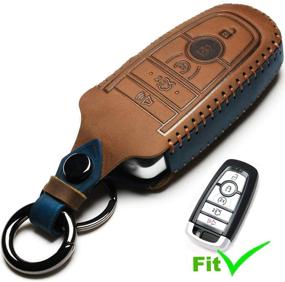 img 3 attached to 🔑 Коричневая защитная оболочка для ключа Ford: Защитите ваш бесключевой пульт управления