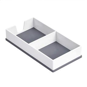 img 4 attached to Premium Amazon Basics Sticky Note Holder in Sleek Grey and White Design