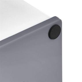 img 1 attached to Premium Amazon Basics Sticky Note Holder in Sleek Grey and White Design