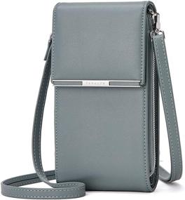 img 4 attached to 👜 Women's Small Crossbody Handbags and Wallets with Shoulder Wallet Pocket - Perfect Crossbody Bags for Everyday Use