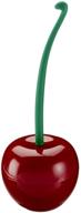 cherry shape toilet brush: a stylish standing toilet brush set for your compact household bathroom logo