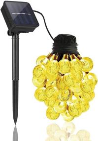 img 2 attached to Oluode Outdoor Solar Crystal Globe Solar Lights String