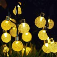 oluode outdoor solar crystal globe solar lights string логотип