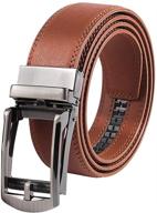 npet bz080 genuine leather ratchet men's accessories in belts logo