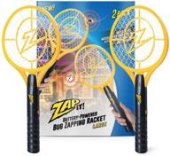 🦟 zap it bug zapper racket – battery powered (2xaa included), 3,500 volt, 2 pack: a powerful solution for bug control logo