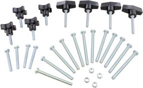 img 3 attached to Woodworking Jig Hardware Kit - 36 Piece Woodworking Hardware Set for Jigs and Fixtures, Including T Track Accessories