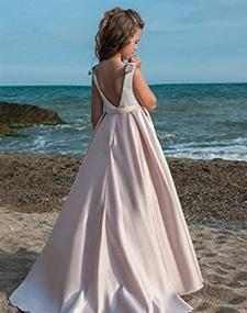 img 3 attached to 👗 Hengyud Junior Bridesmaid Dresses for Girls – Lengthy Attire for Girls' Clothing