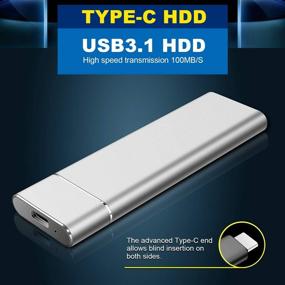 img 3 attached to 💙 Синий внешний тонкий жесткий диск USB 3.1 для ПК, ноутбука Мак - портативный внешний жесткий диск 2 ТБ