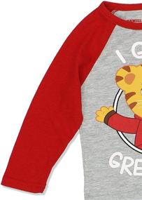 img 1 attached to 👕 Long Sleeve Tee for Toddler Boys - Daniel Tiger