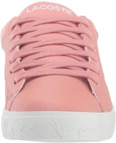 img 3 attached to 👟 Lacoste Unisex-Child Kid's Straightset Sneaker: Sleek and Stylish Footwear for Kids