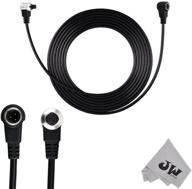 📷 jw cable-af2am n3 remote extension cord cable for canon eos 5ds r 1ds 1d 5d 7d mark ii 1d 5d mark iii slr cameras + tc-80n3 rs-80n3 replacement + jw cleaning cloth logo